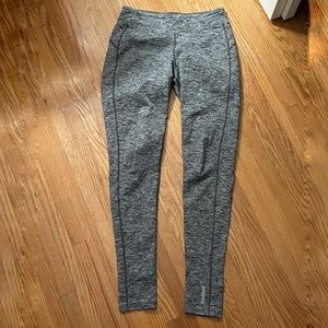 Reebok heather grey womens leggings